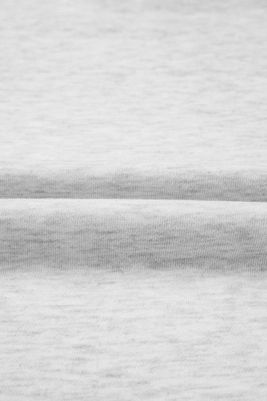 Bow Embroidered Pullover and Shorts Set