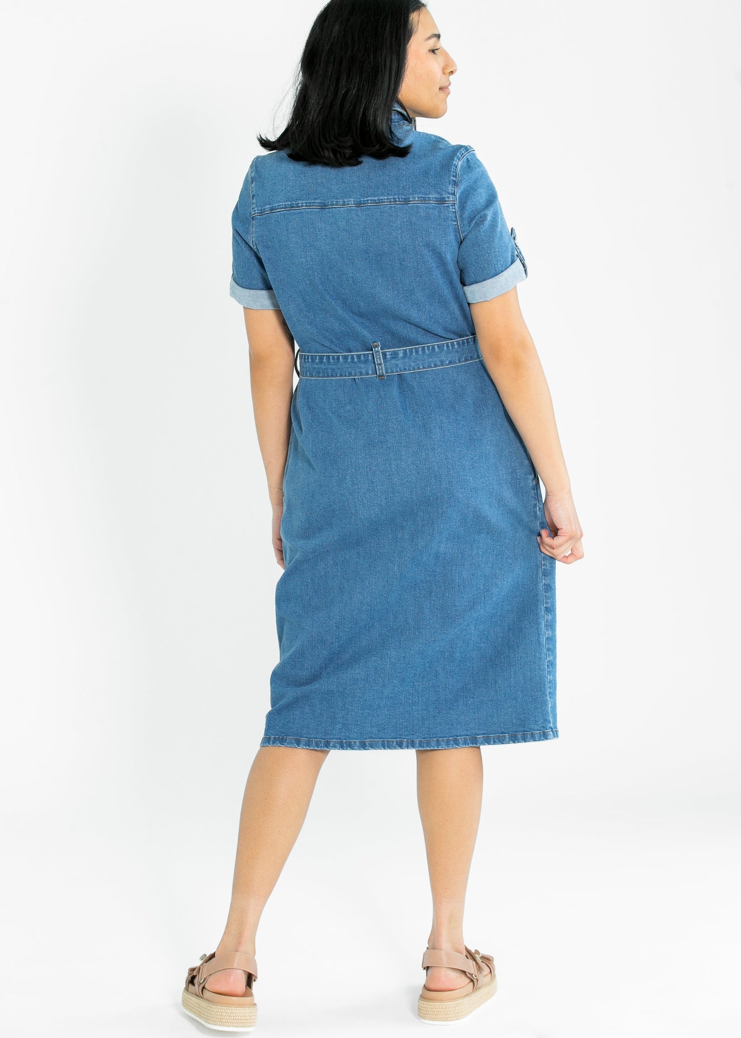 Ada Denim Midi Dress